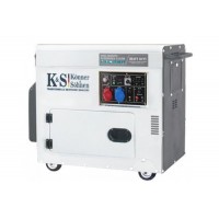 Електрогенератор дизельний 7,5 кВт Konner & Sohnen KS 9200HDES-1/3 ATSR у кожусі