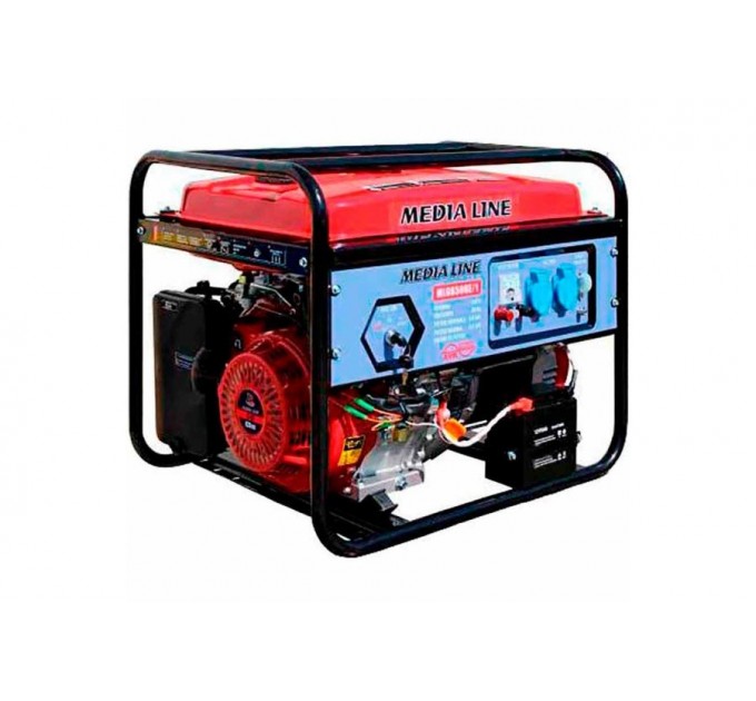 Міні-електростанція бензинова AGT Media Line MLG-6500E/2