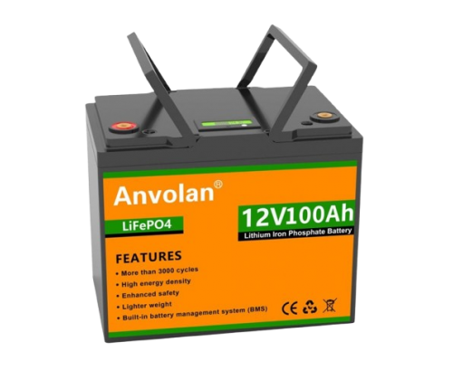 Акумулятор Anvolan LiFePo4 12V 100Ah 1280Wh