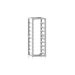 Стандартна стійка 19 дюймів, (8 шт.) 3U-LRACK Deye