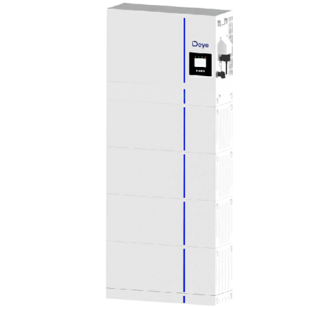 Система зберігання енергії AI-W5.1-8P1-EU ESS Deye (8kW 1 фаза 51,2V 200A 10,24kW 200Ah 10kWh)