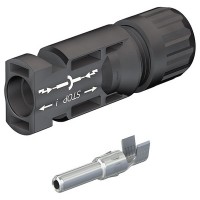 MC-4 конектор Staubli MC-plug PV-KST4/6I-UR 5-6мм (папа)