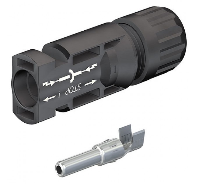 MC-4 конектор Staubli MC-plug PV-KST4/6I-UR 5-6мм (папа)