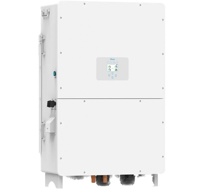 Гібридний інвертор Deye SUN-100K-SG02HP3-EU-GM10 (100 кВт, 3 фази, HV, 10 MPPT, WiFi)