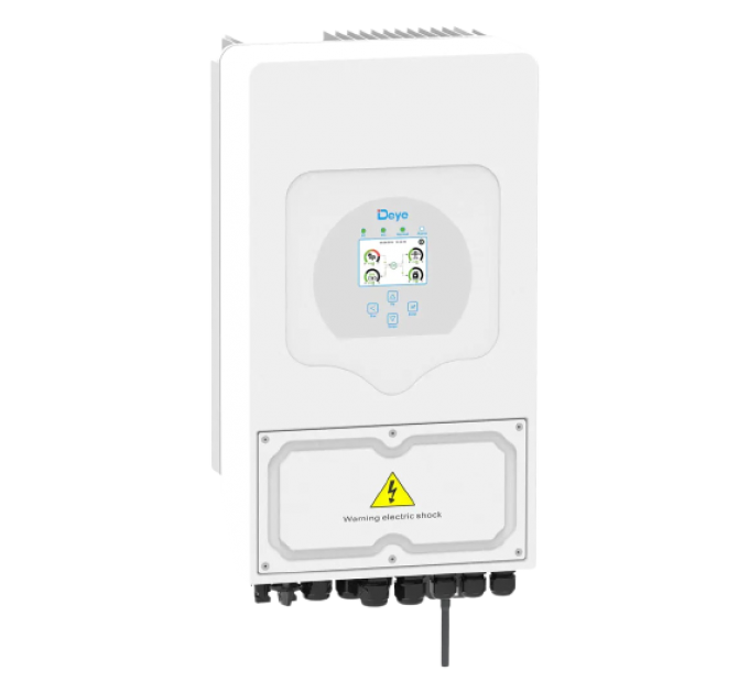 Гібридний інвертор SUN-06K-SG05LP1-EU Deye WiFi (6 kW, 1 фаза, 2 MPPT, LV)