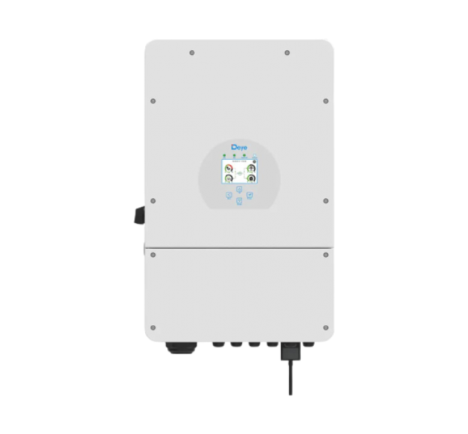 Гібридний інвертор SUN-08K-SG01LP1-EU Deye WiFi (8 kW, 1 фаза, 2 MPPT, LV)
