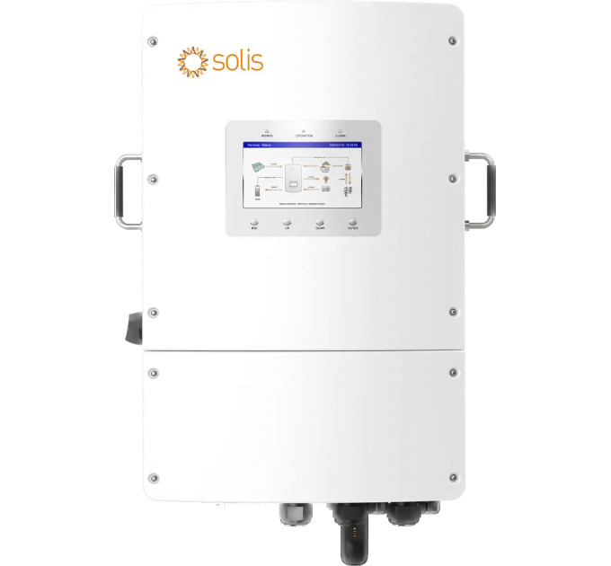 Гібридний інвертор S6-EH3P15K02-NV-YD-L Solis (15kW, 3 фази, 2 MPPT, LV)